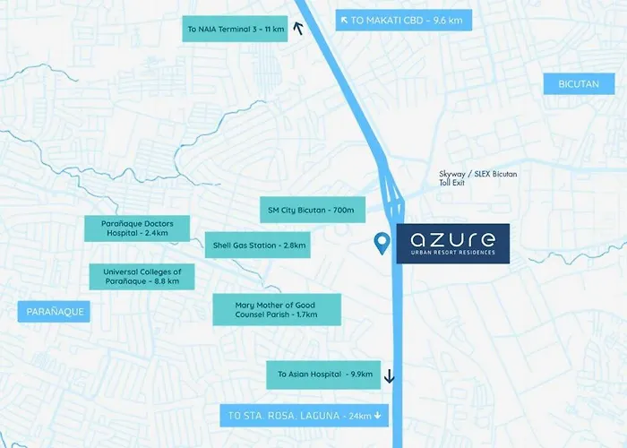 Apartment Citispace 1br Condotel At Azure Urban Near Airport #az08a Manila